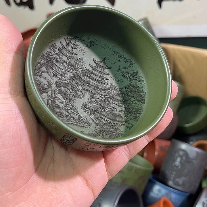 茶杯紫砂全手工紫砂主人杯