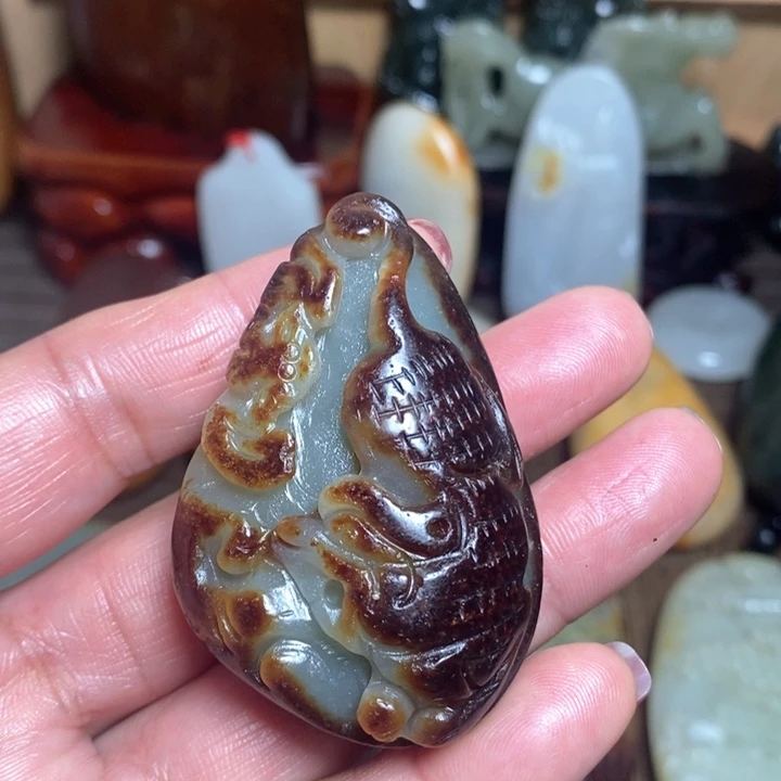 和田玉颈饰未镶嵌用****8