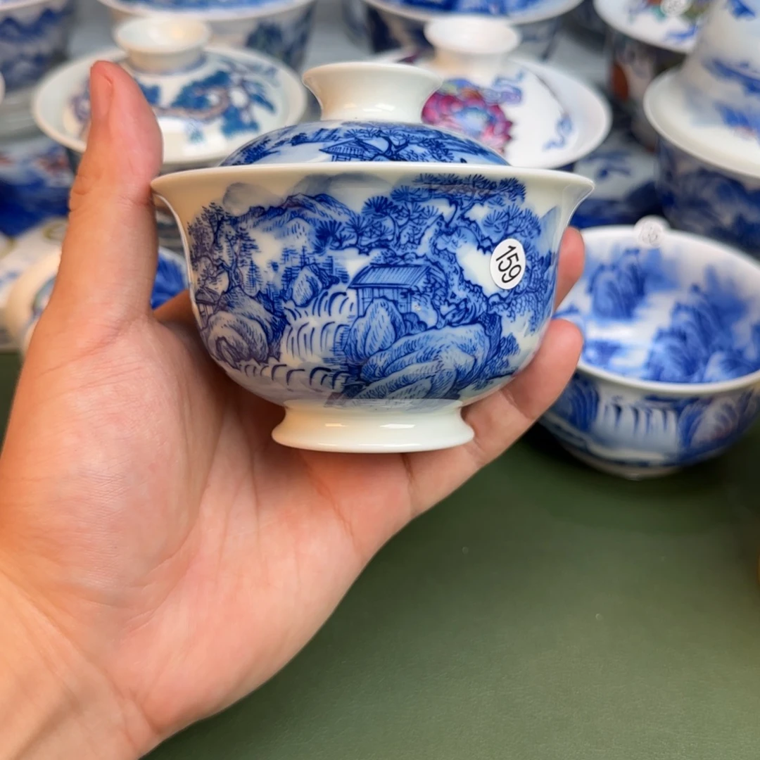 彦祖纯手工手绘茶具159