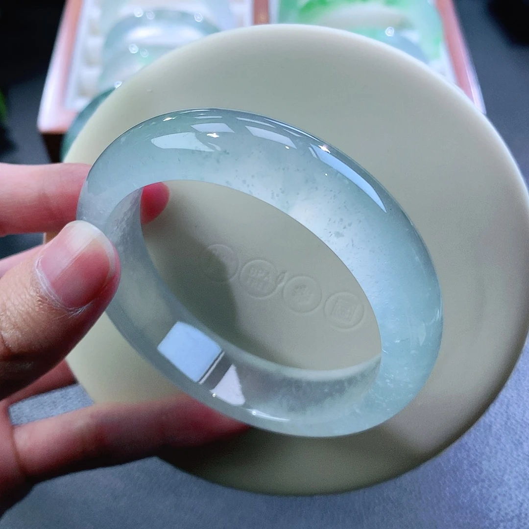 未镶嵌手镯翡翠尺寸57.5-15.2-8.5mm