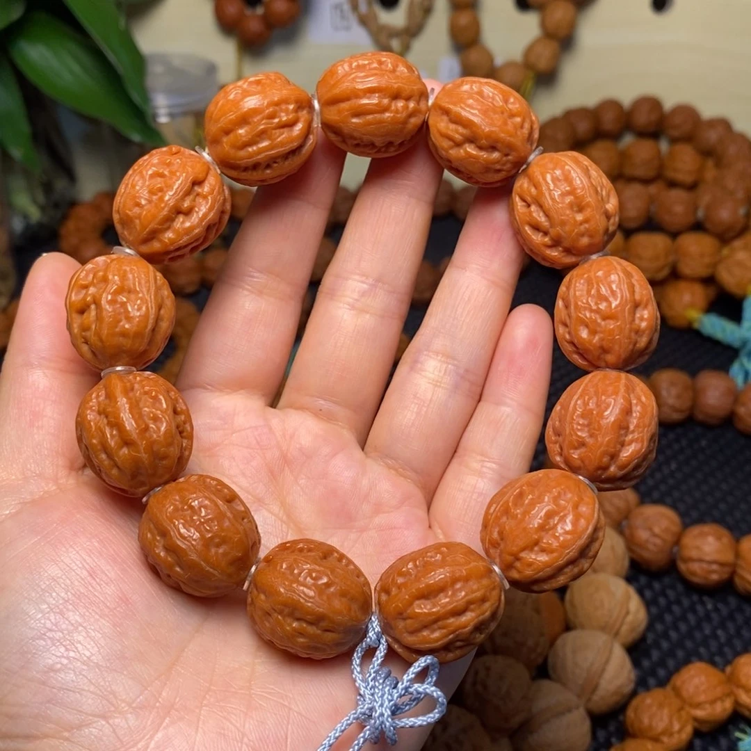 文玩核桃手串边20肚22八棱手持
