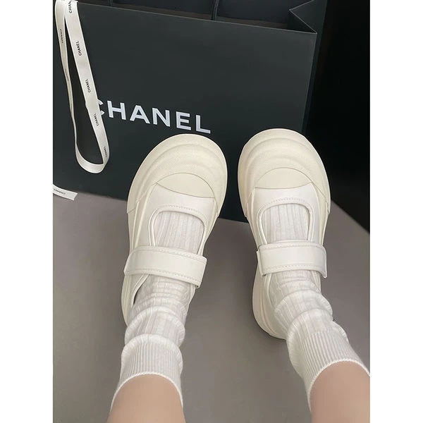 冷粘！2025年春季新款懒人一脚蹬云朵鞋纯色玛丽珍休闲鞋女鞋子