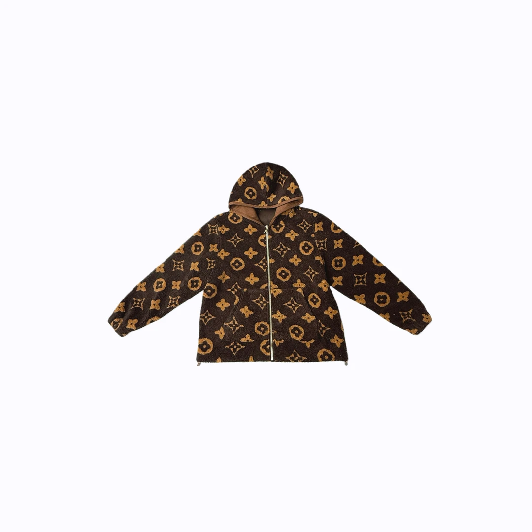 贝贝专属【焦糖织梦】2025秋冬新款复古摇粒绒外套女款加厚WT575