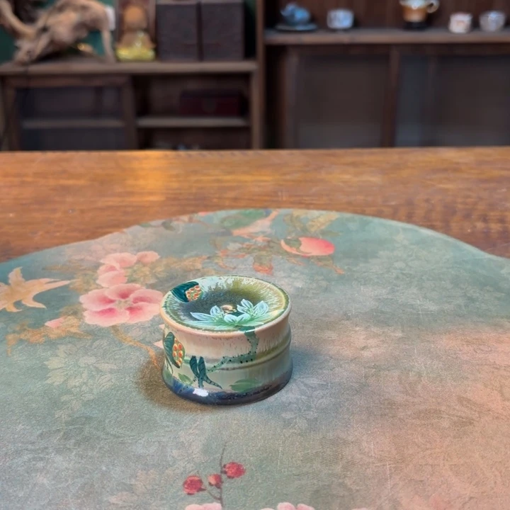 柴烧纯手工手绘陶瓷