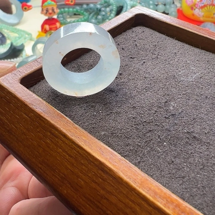 定制翡翠未镶嵌翡翠戒指9-13