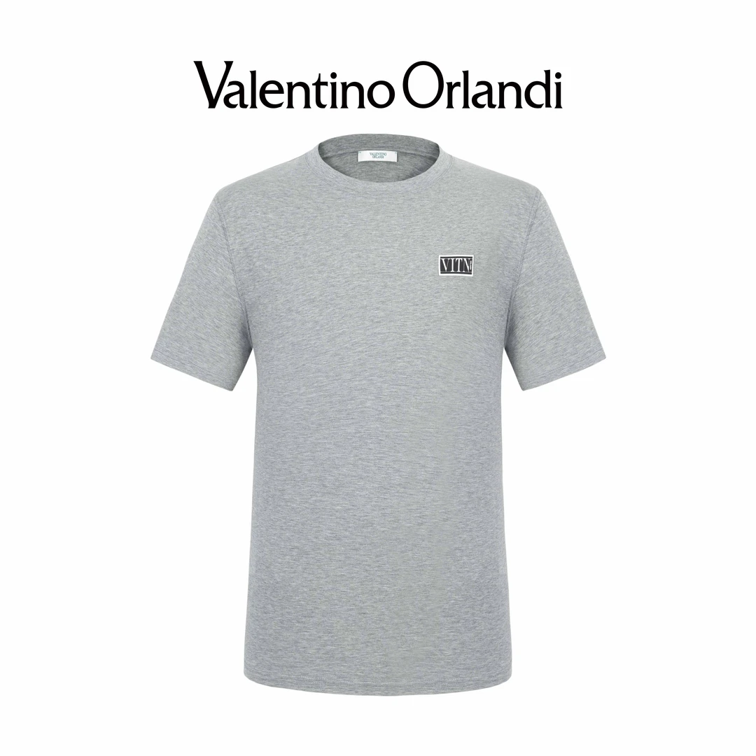 Valentino orland男士夏季时尚百搭圆领短袖T恤