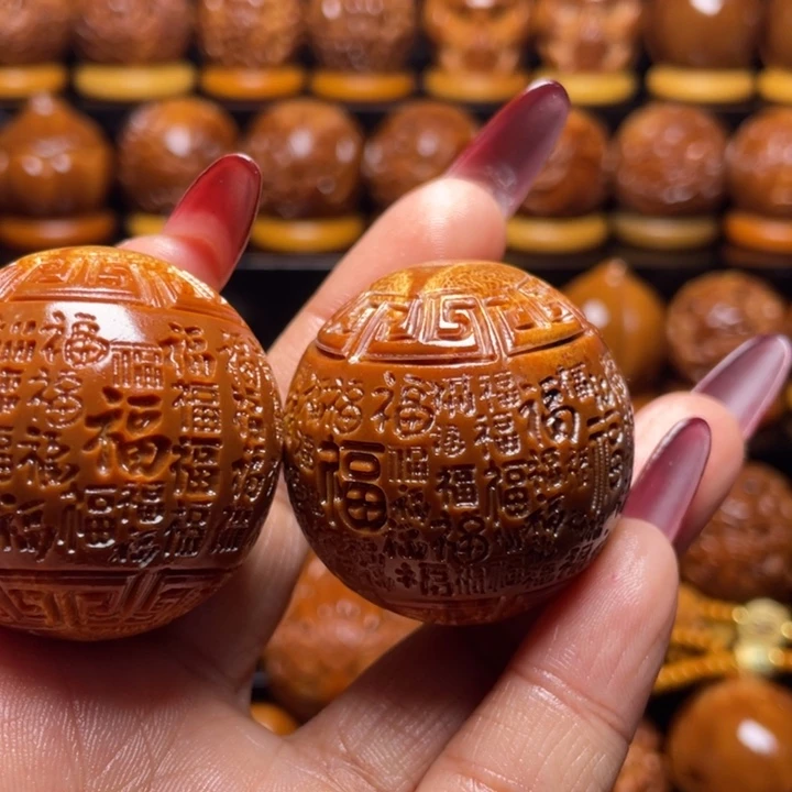 小***六把件橄榄核橄榄雕刻