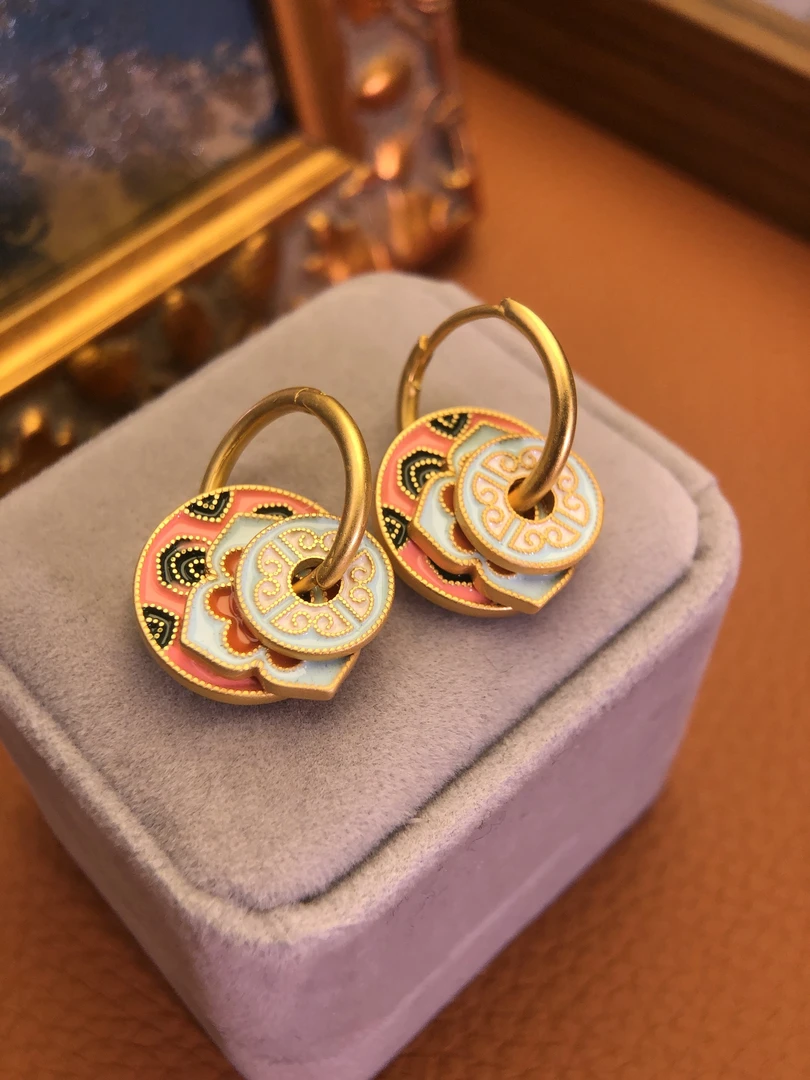 合金耳饰 A3246 FR★【冬日暖阳】耳钉