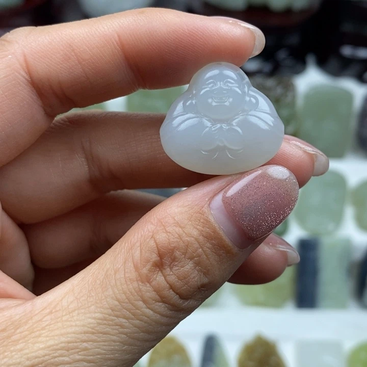 和田玉未镶嵌颈饰19