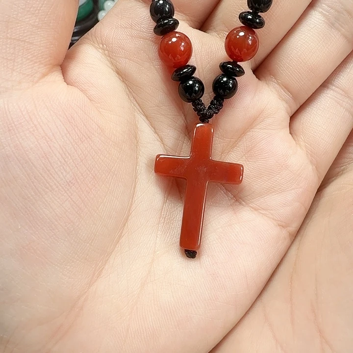 玛瑙/玉髓颈饰未镶嵌清货有瑕疵不退换