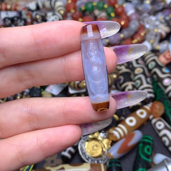 玛瑙/玉髓未镶嵌发一条