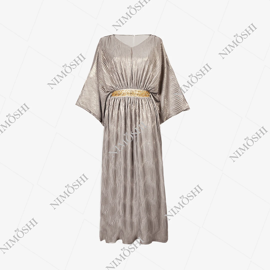 NIMðSHI莎莎新款夏季气质高贵复古设计师优雅连衣裙Q1333