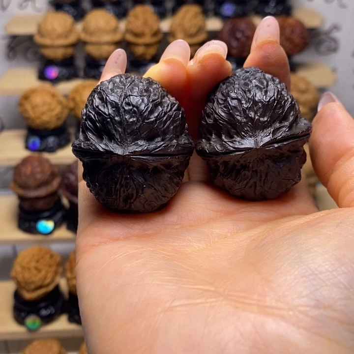 把件文玩核桃七彩元宝y49