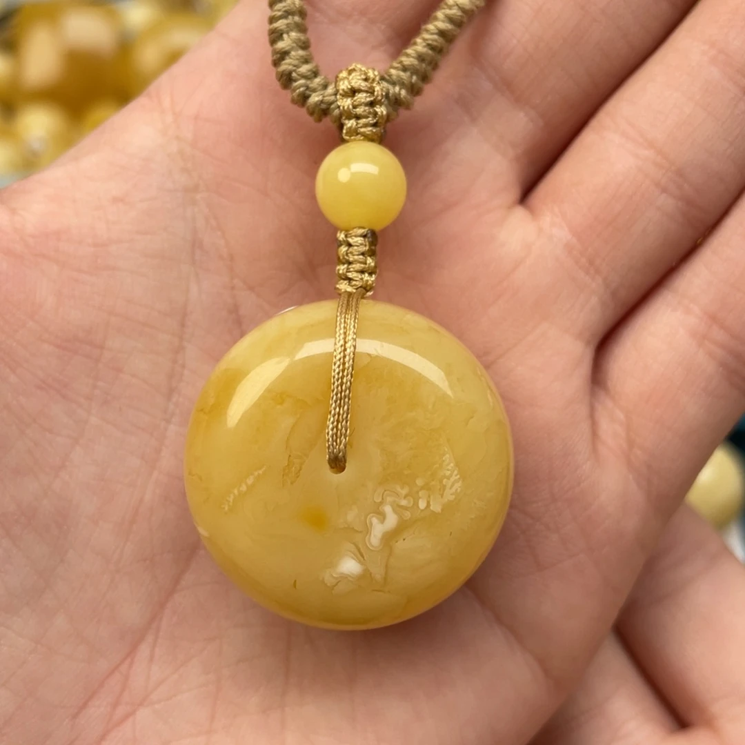 琥珀裸石未镶嵌蜜蜡