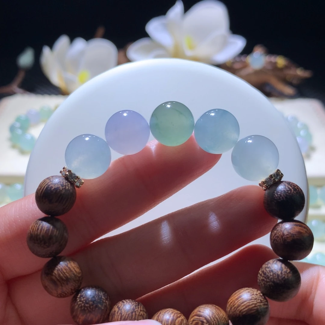 散珠翡翠福利珠串亏清