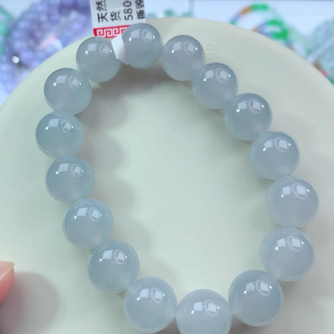 翡翠未镶嵌手链卡12.4