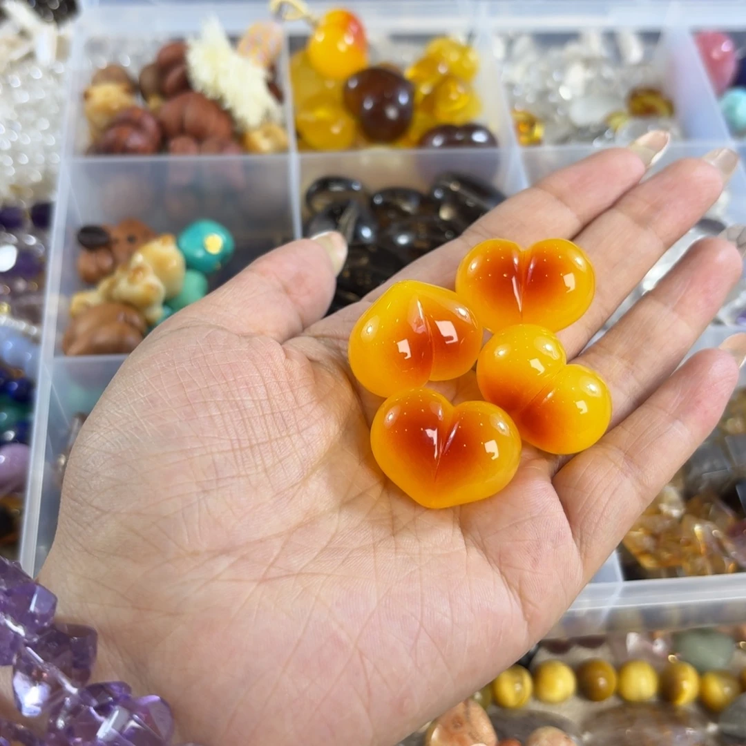 玛瑙/玉髓未镶嵌珠宝半成品二代蜜一颗卡26