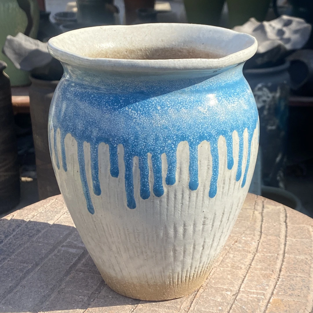 陶瓷花盆多肉花盆绿植花盆放盆厂家直销粗陶花盆茶壶花盆