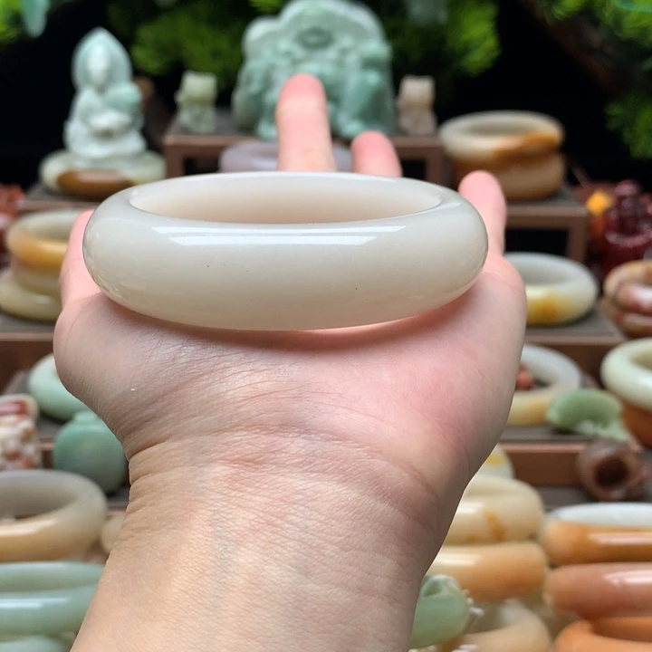 查罗石合金手镯（开口镯）微微19.9