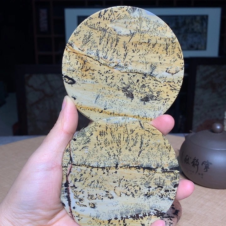 广西国画石摆件，观赏收藏