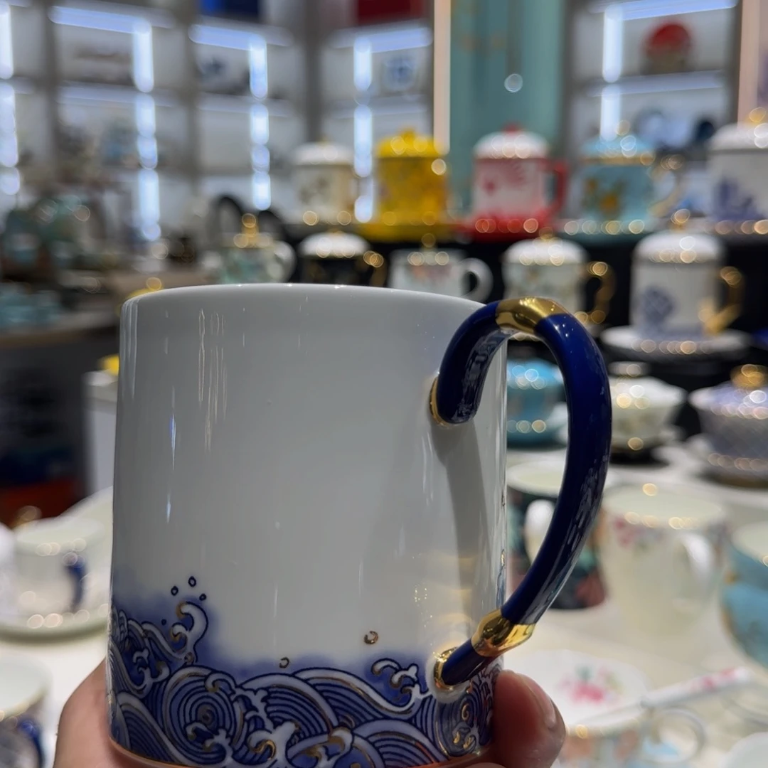 J***妮骨瓷福利马克杯直拍链接