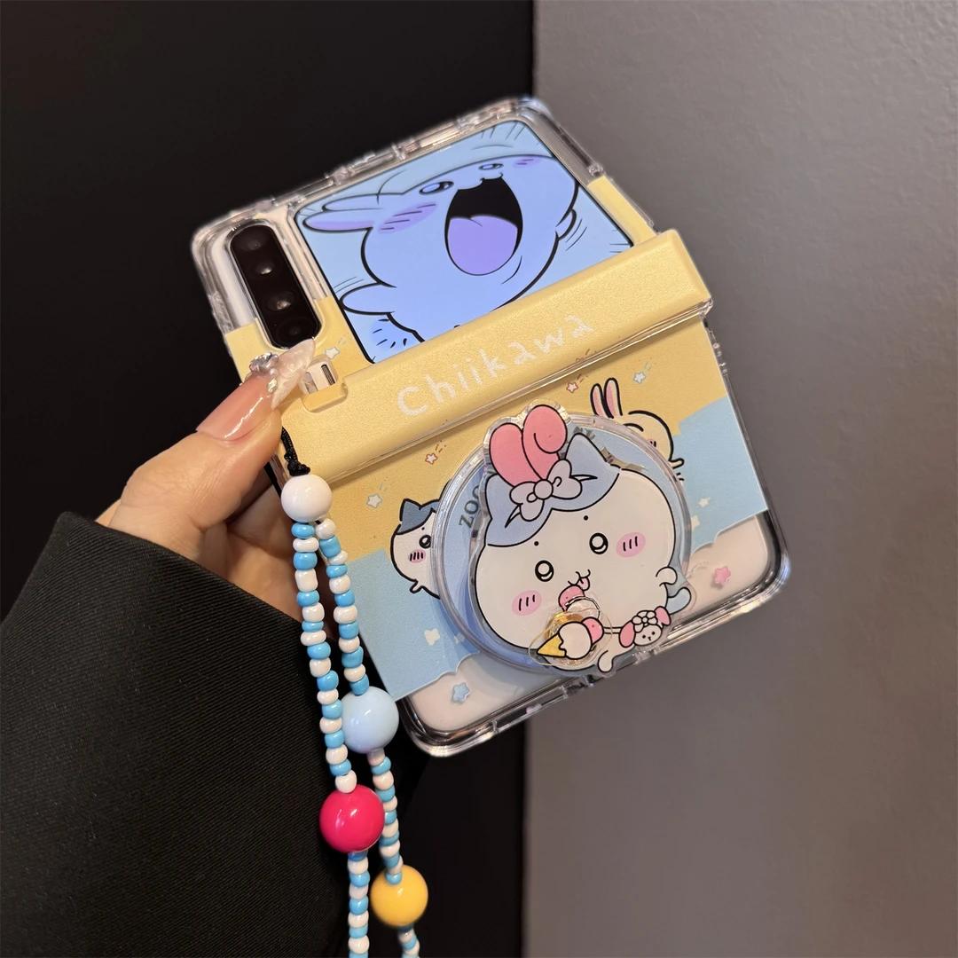 可爱吉伊卡哇适用华为purax手机壳pocket2磁吸支架荣耀MagicVFlip