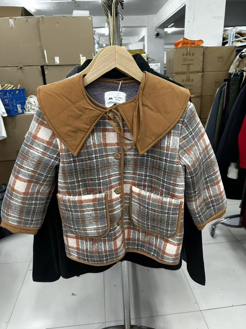 冬季童装格子外套23502