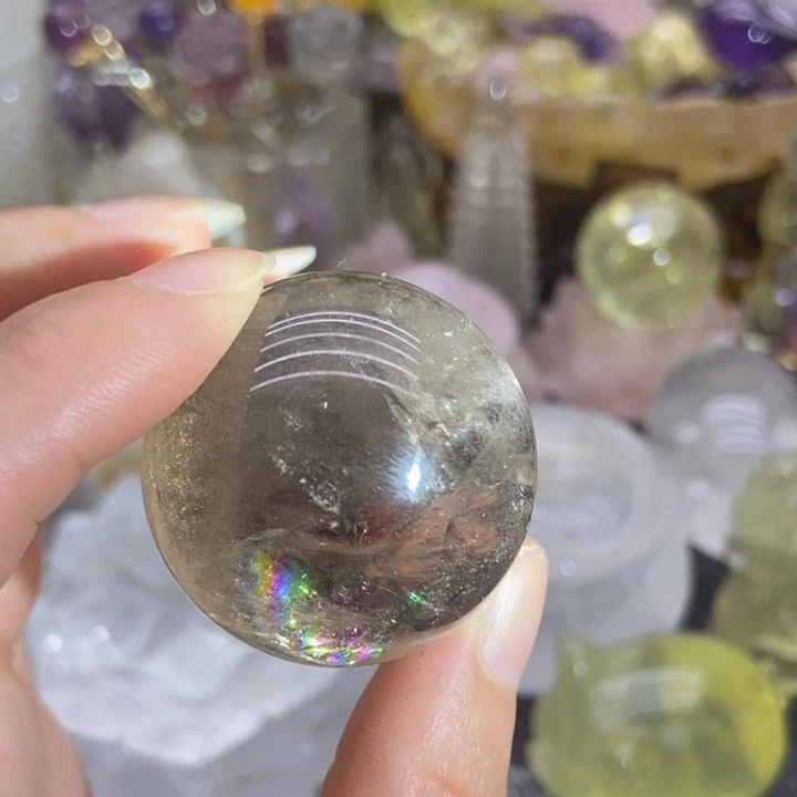 水晶珠宝半成品未镶嵌摆件