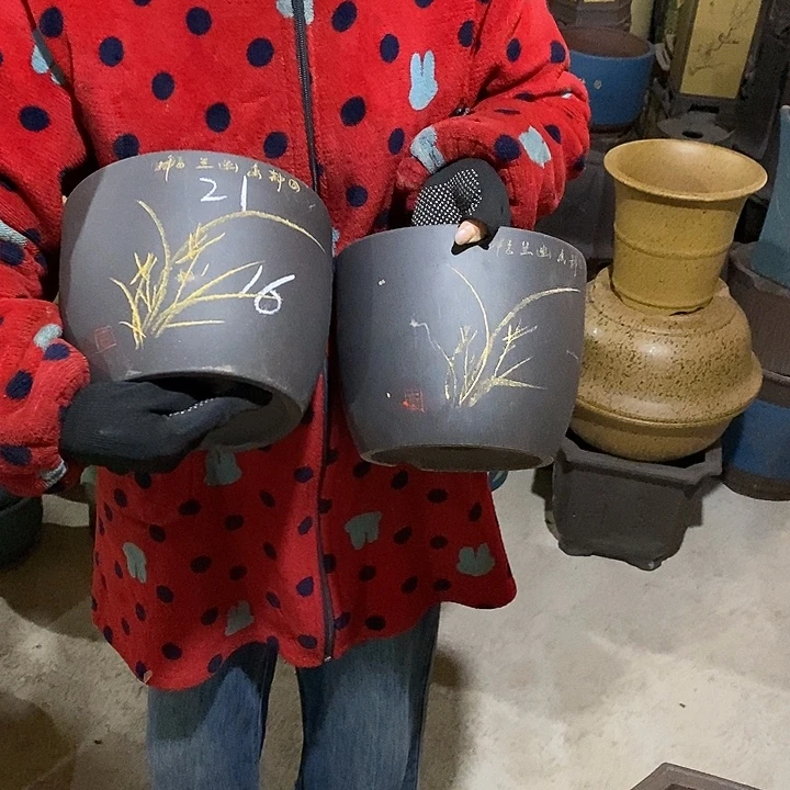 紫砂花盆紫砂花盆