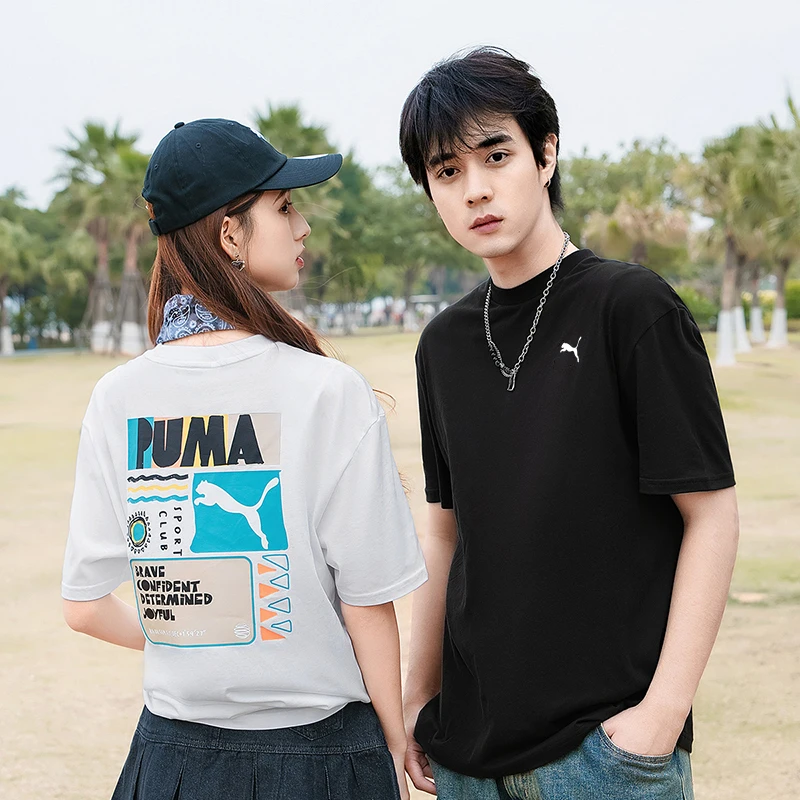 PUMA彪马官方男装女装运动休闲短袖T恤634162