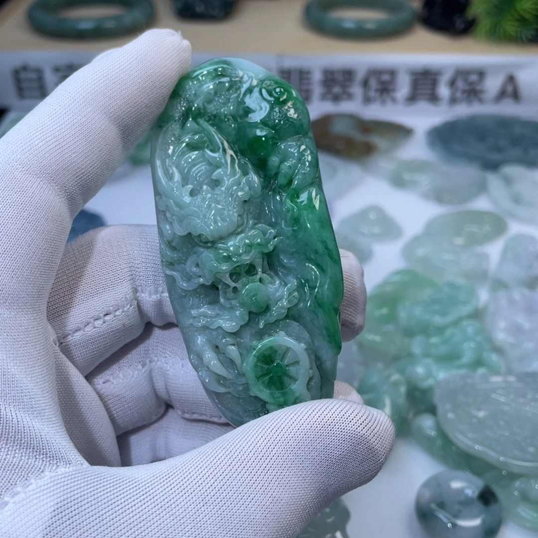 颈饰未镶嵌翡翠25687