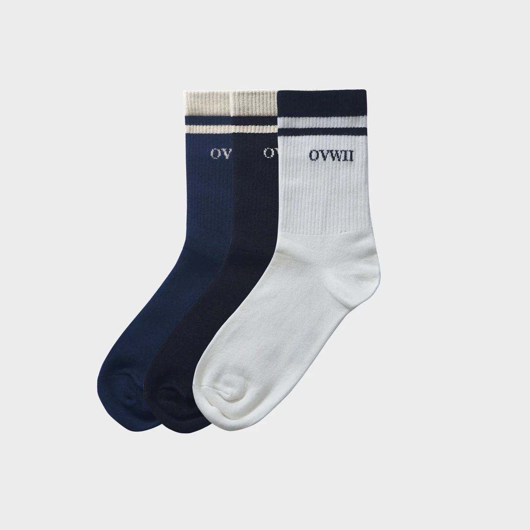 海外直邮 英国品牌棉袜中长款保暖运动风时尚中筒袜男女同款