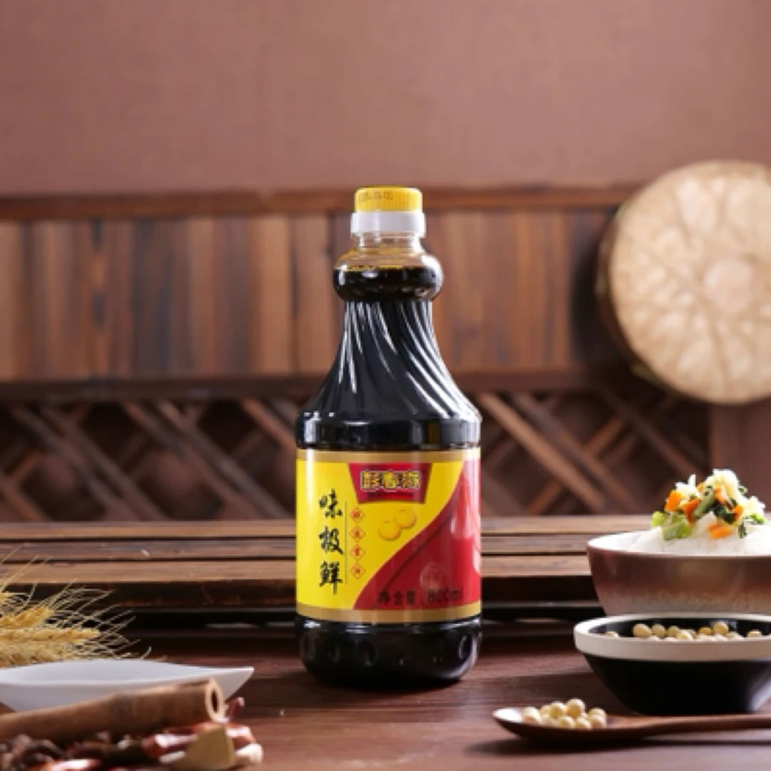 潮汕特产老牌子揭阳彭春海味极鲜纯天然黄豆酿造原味生抽酱油家用