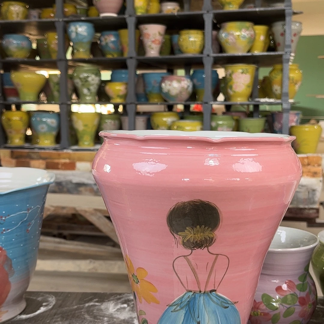 景德镇陶瓷花盆花盆