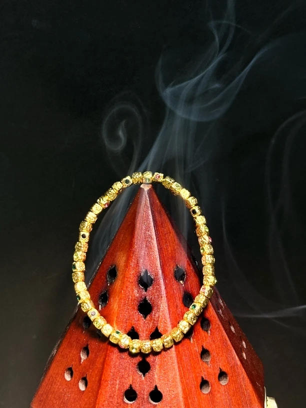 合金手链 生姜小姐姐鎏金设计款复古