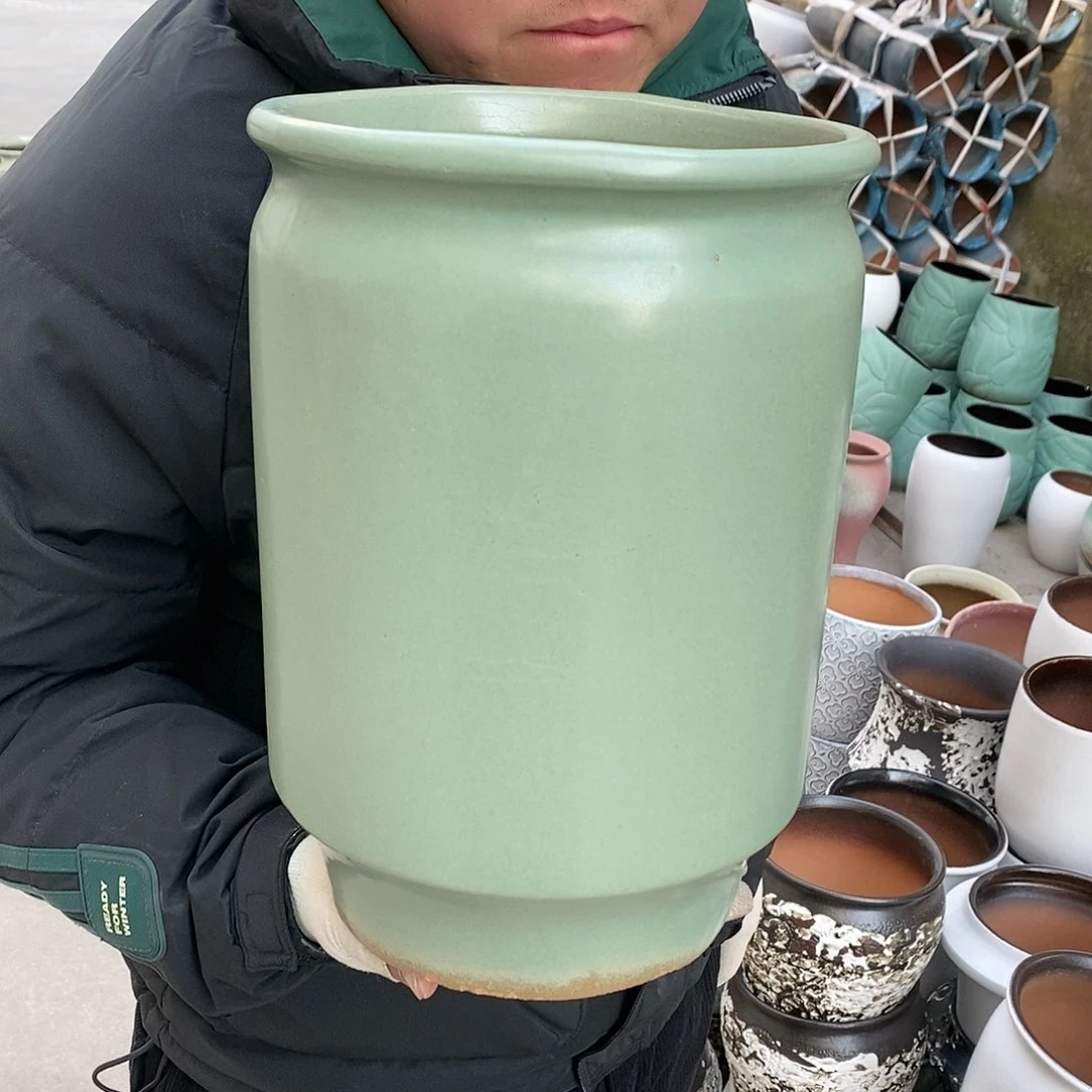 紫砂花盆正品口20高30