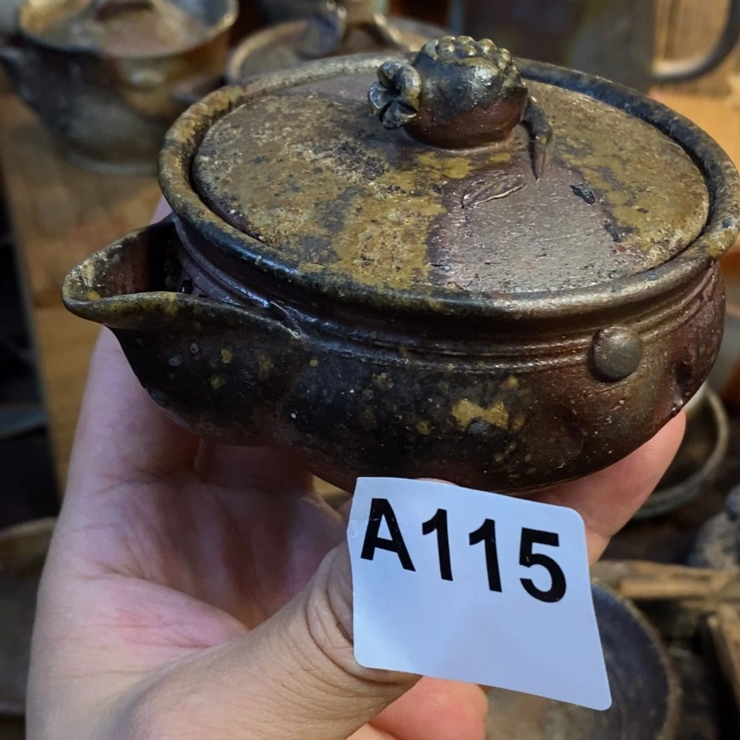 小***女备前烧柴烧茶具初代香山