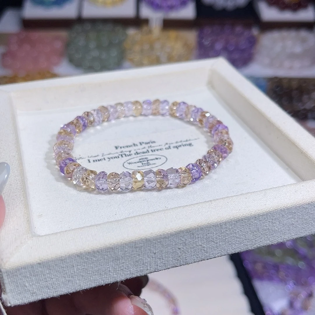 水晶手串未镶嵌魏**?天然水晶7