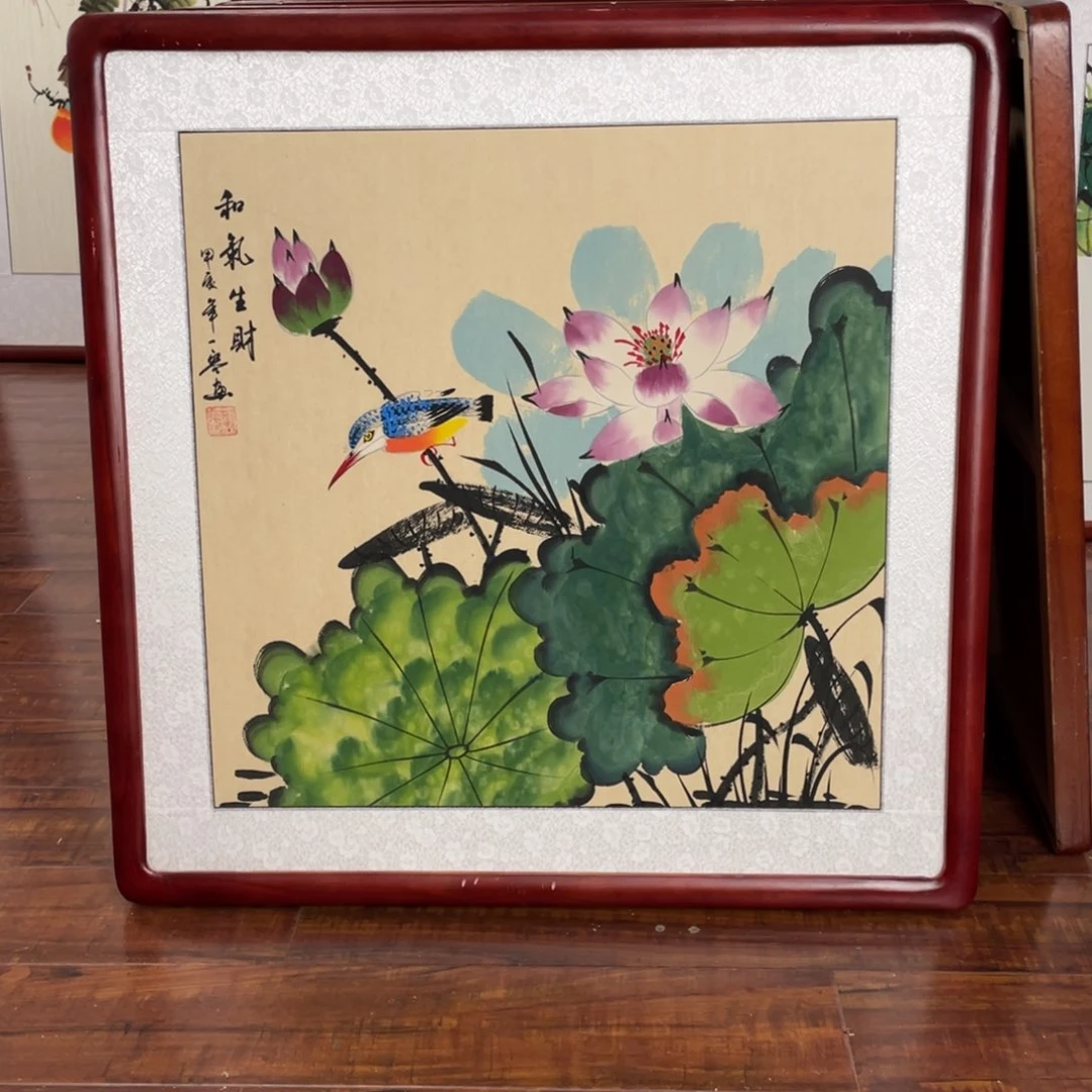 国画带框尺寸63*63厘米