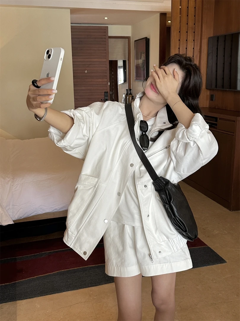 休闲宽松全棉大外套