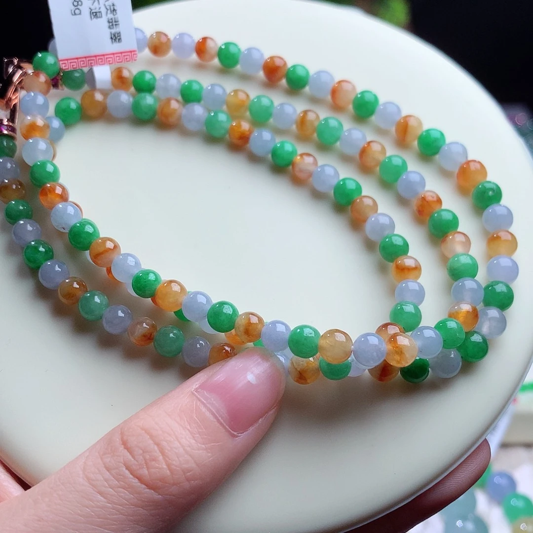 翡翠未镶嵌项链卡5.2