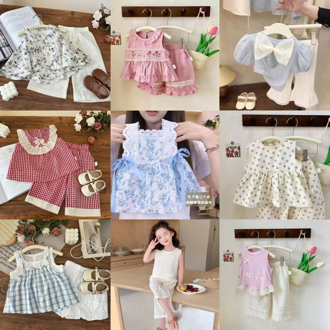 【2夏款四大件组合】夏款多件女宝组合一组一夏天就够了22