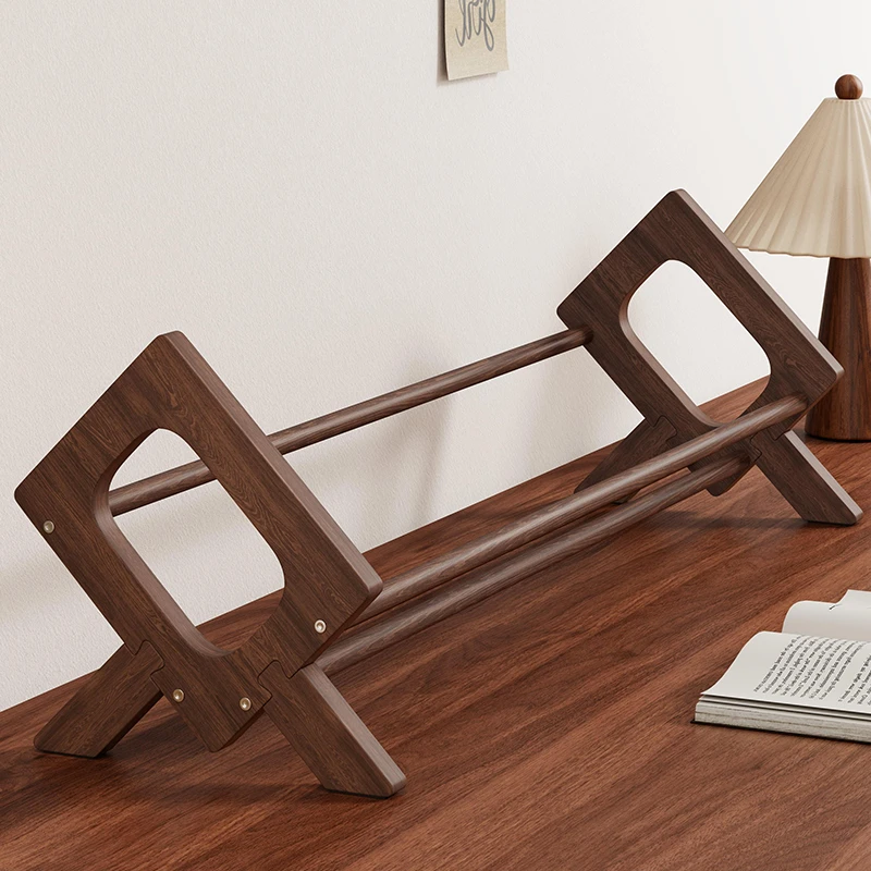 创意ins实木书立架桌面书本置物架挡板书夹小书柜学生简易立式书