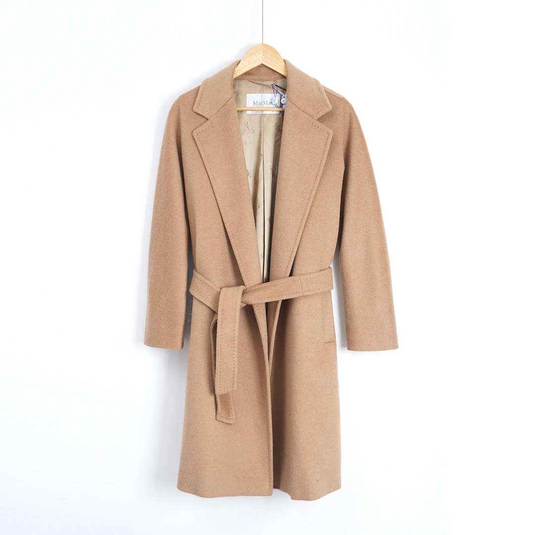 全新未使用 MaxMara 骆驼绒/SC0956/max大衣/40码
