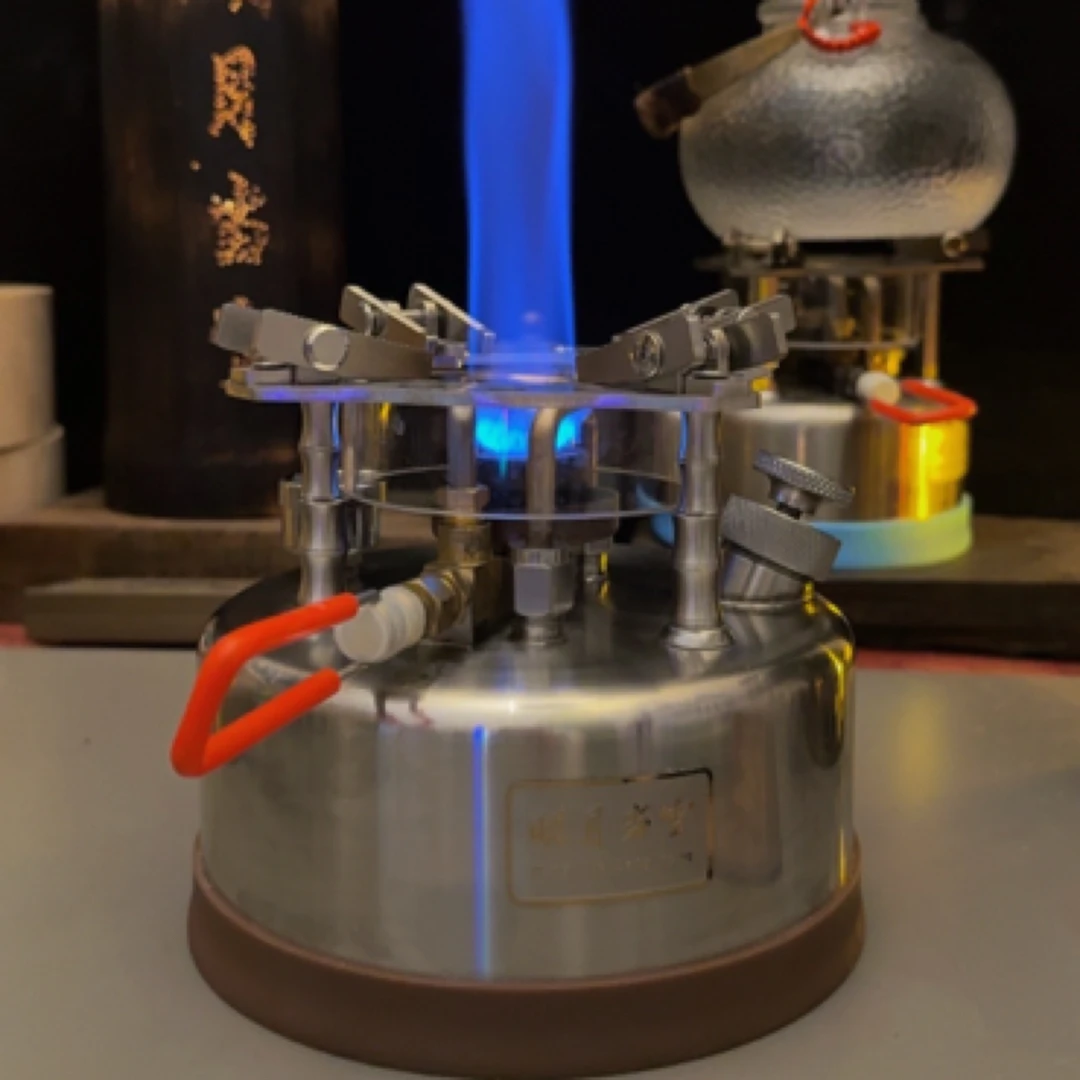 酒精炉增压酒精炉可调支架便携式酒精炉户外酒精炉猛火炉