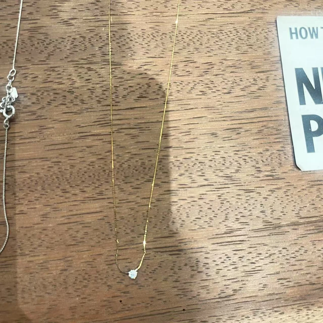 吊坠925银 0305A41 TJ韩国女装韩国直播代购925银带钻项链