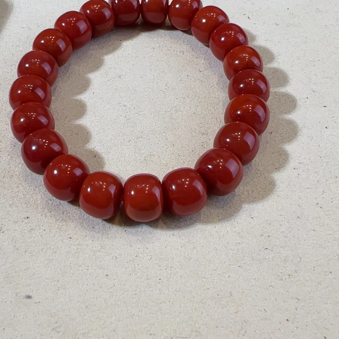 南红玛瑙配件未镶嵌?*虹手串