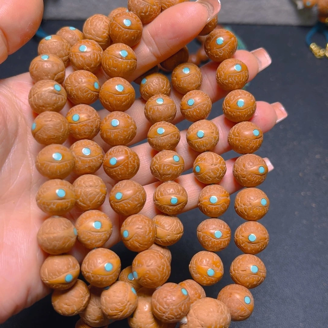 凤眼菩提吊坠12.5mm精品松丁手串