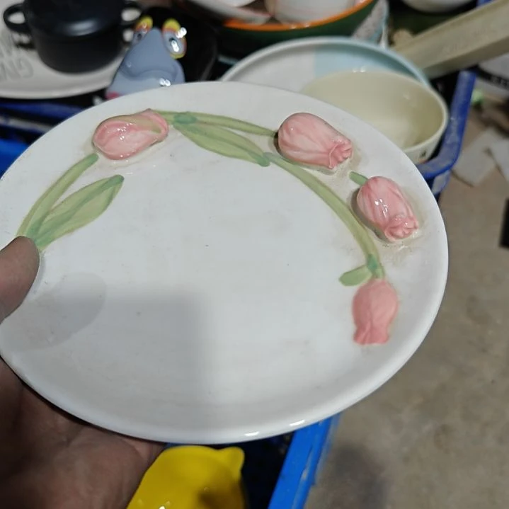 盘宋*念陶瓷杯碗盘微瑕疵介意慎拍