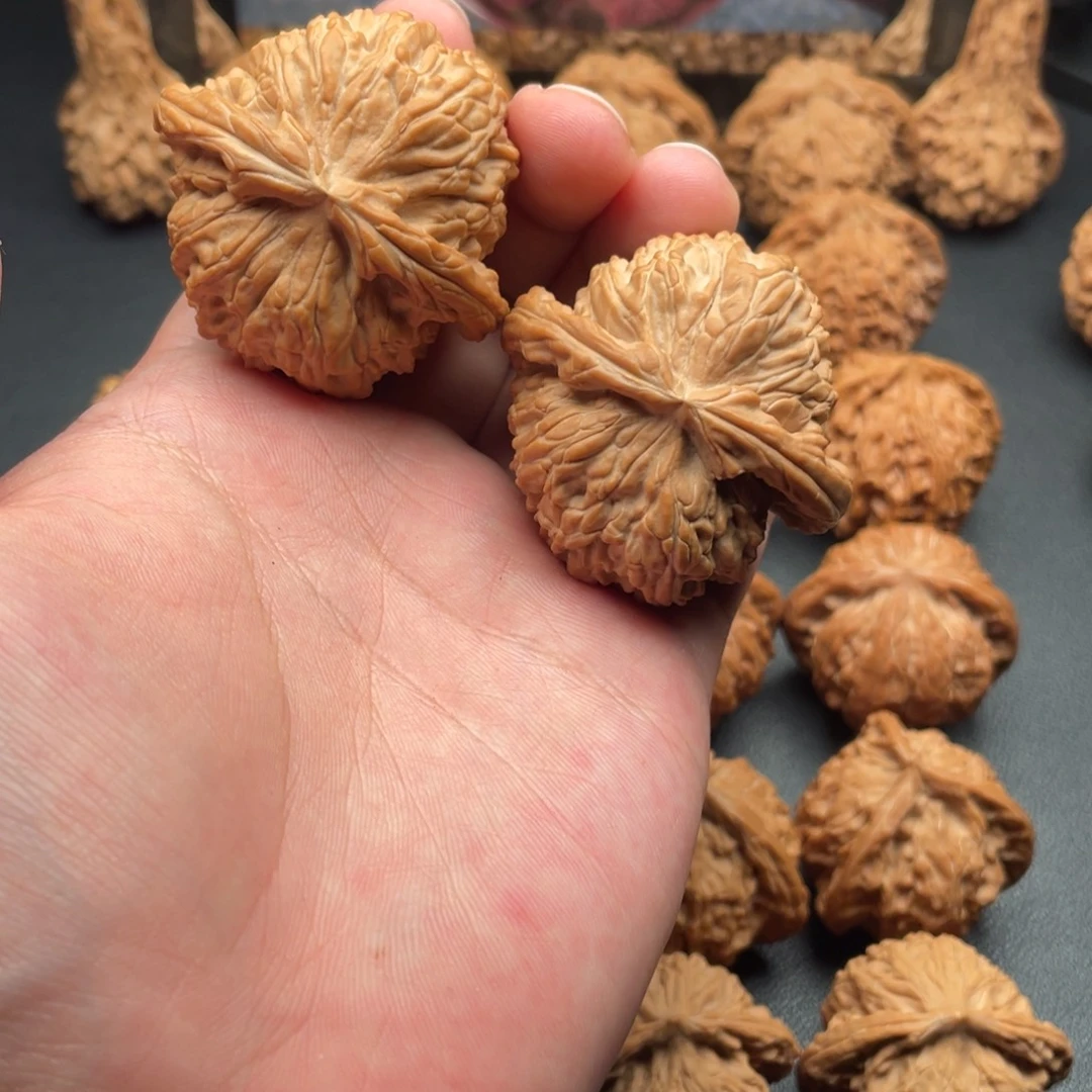 吊坠文玩核桃白狮子46